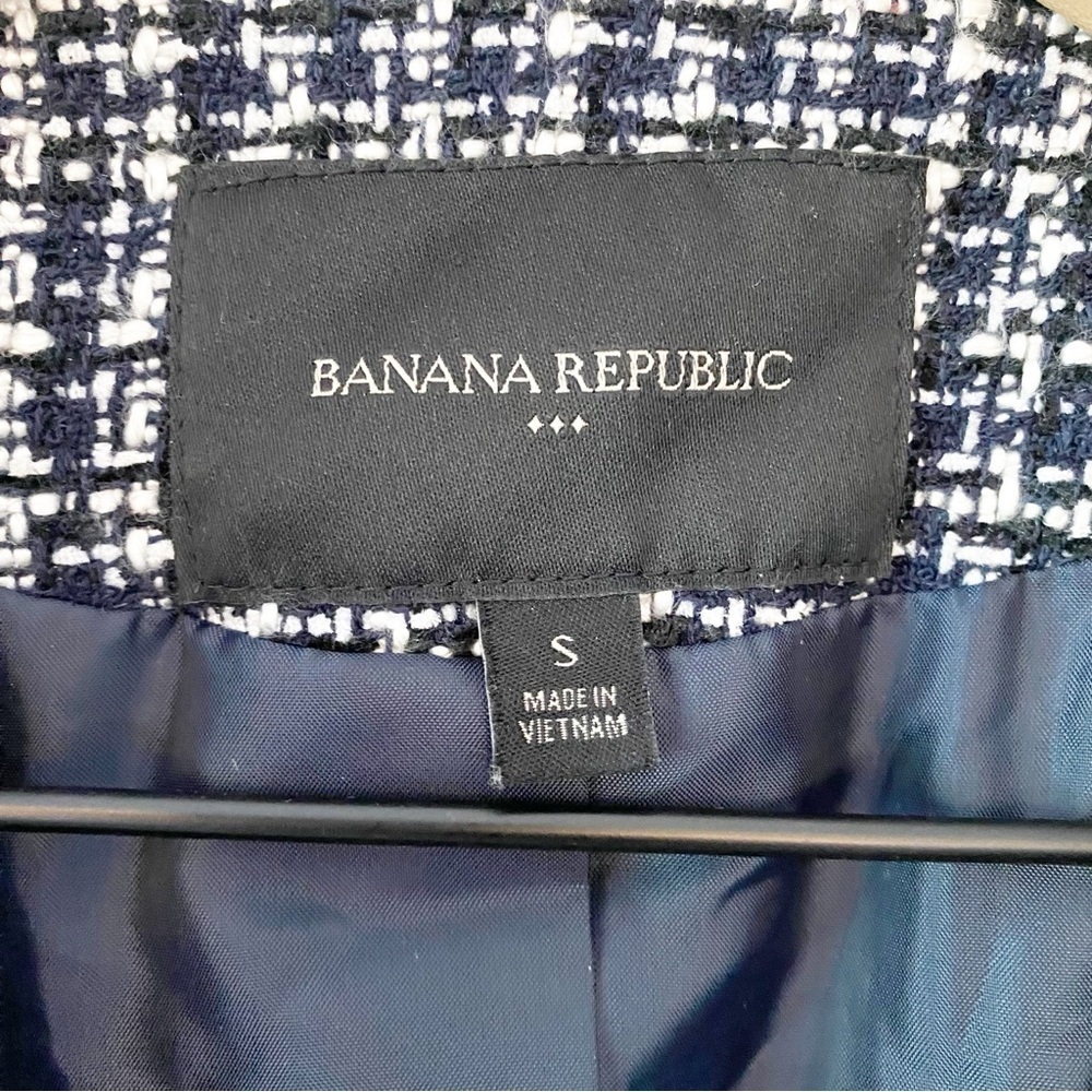 BANANA REPUBLIC Factory Tweed Boucle Blazer Jacket - Picture 8 of 8